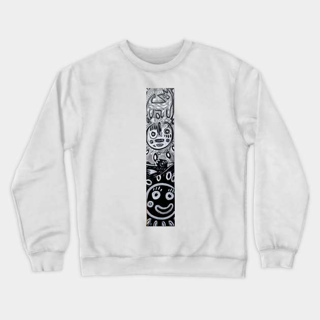 totem Crewneck Sweatshirt by Angel Rivas